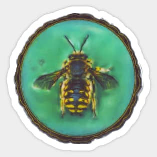 A Framed Bee Sticker